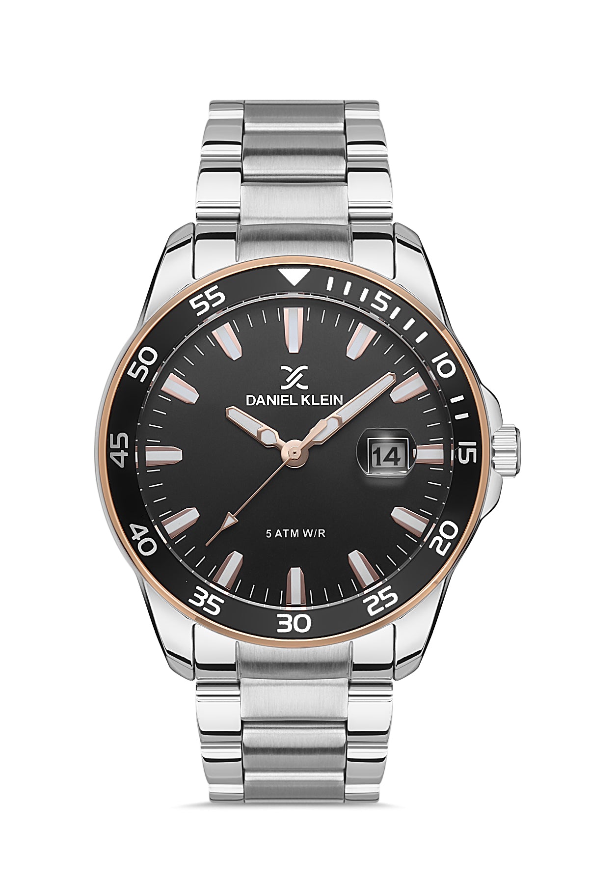 Daniel Klein Premium Men Gun Black - Matt Dial With Real Index Watch