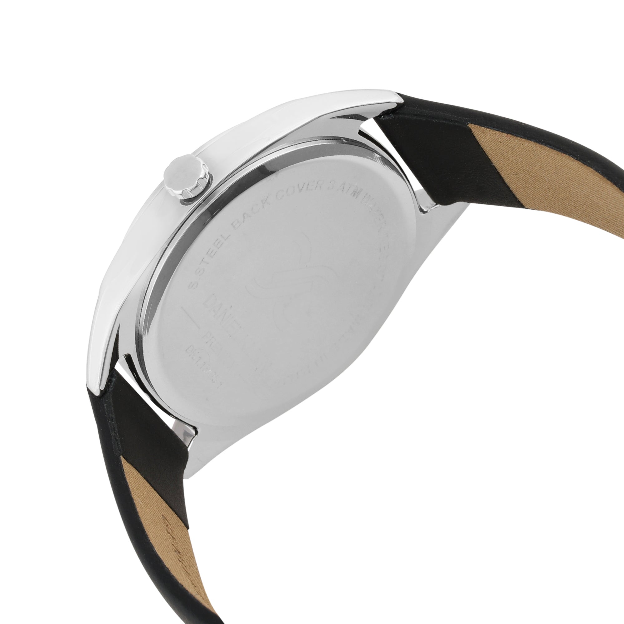 Daniel Klein Premium Women Silver - Sunray/Emboss Dial With Stone Watch