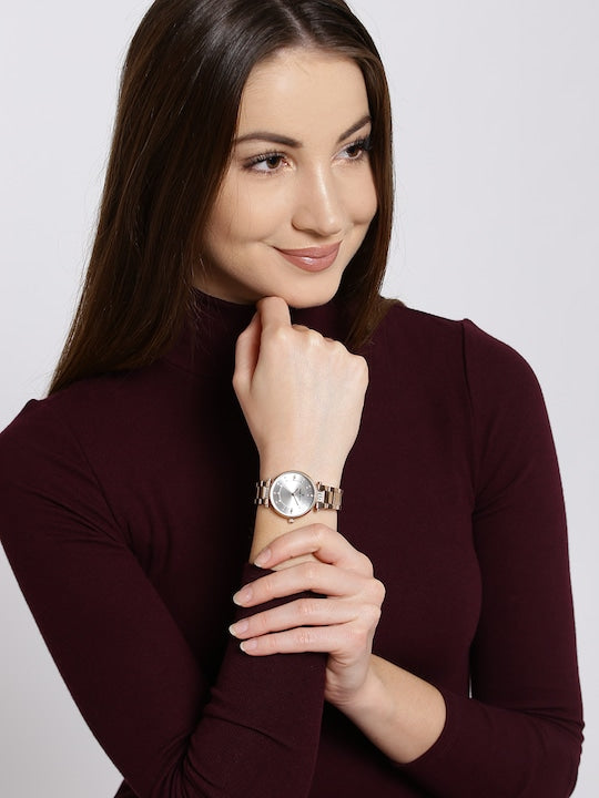 Daniel Klein Premium Women Rose Gold Dial Watch