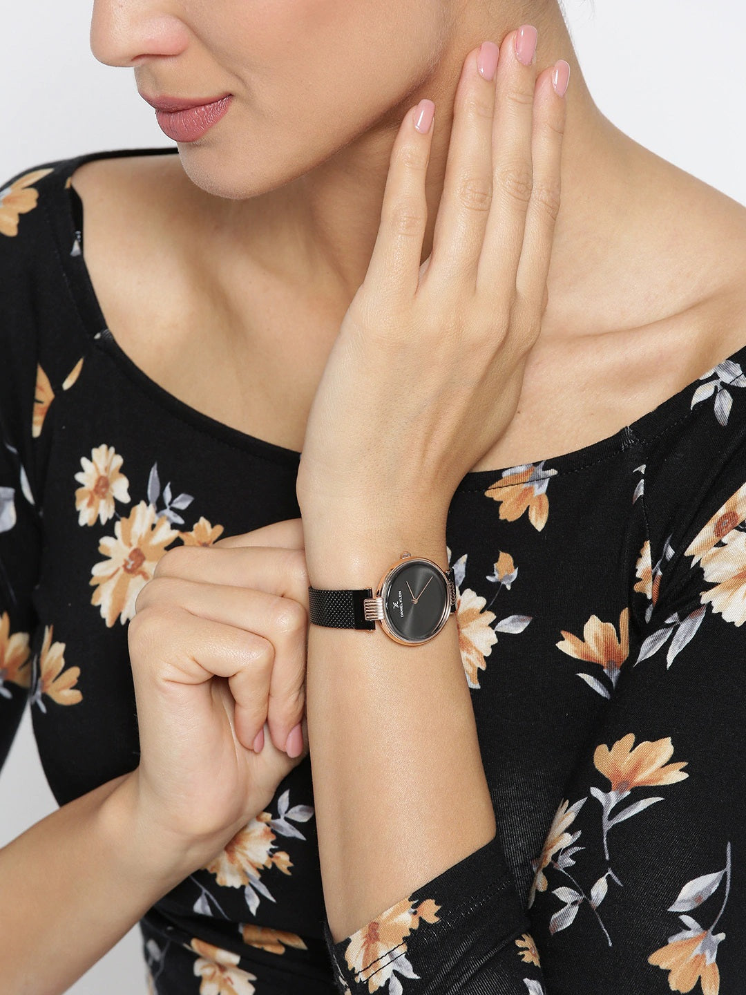 Daniel Klein Premium Women Black Dial Watch