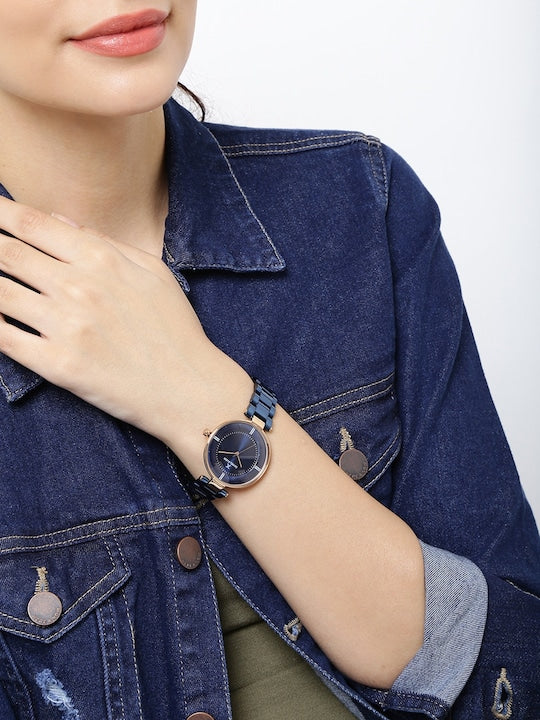 Daniel Klein Premium Women Blue Dial Watch