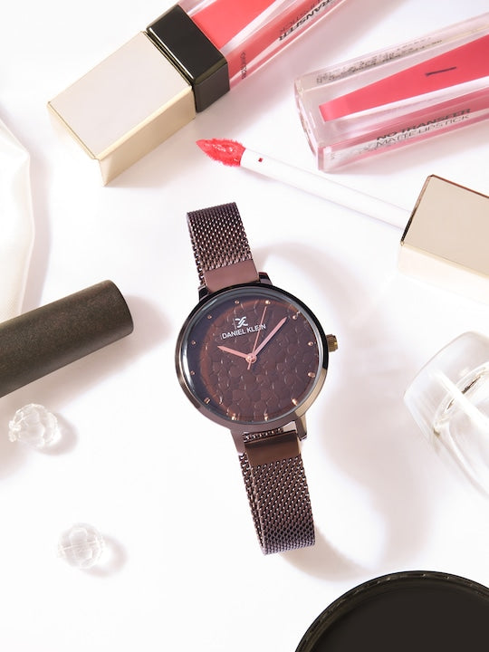 Daniel Klein Premium Women Brown Dial Watch