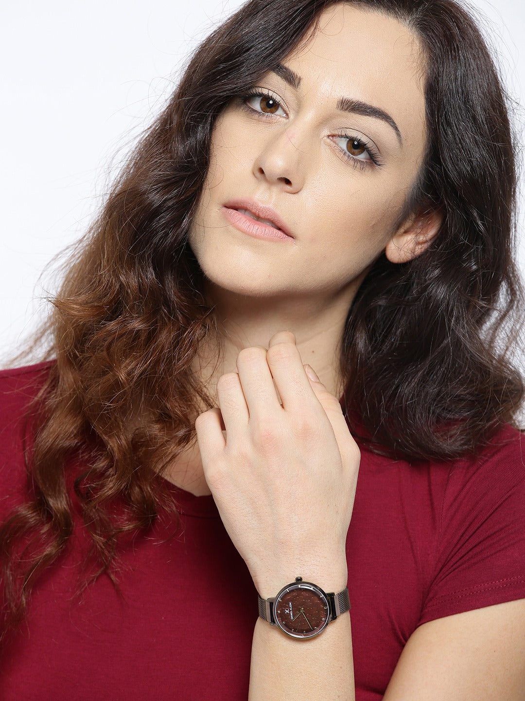 Daniel Klein Premium Women Brown Dial Watch