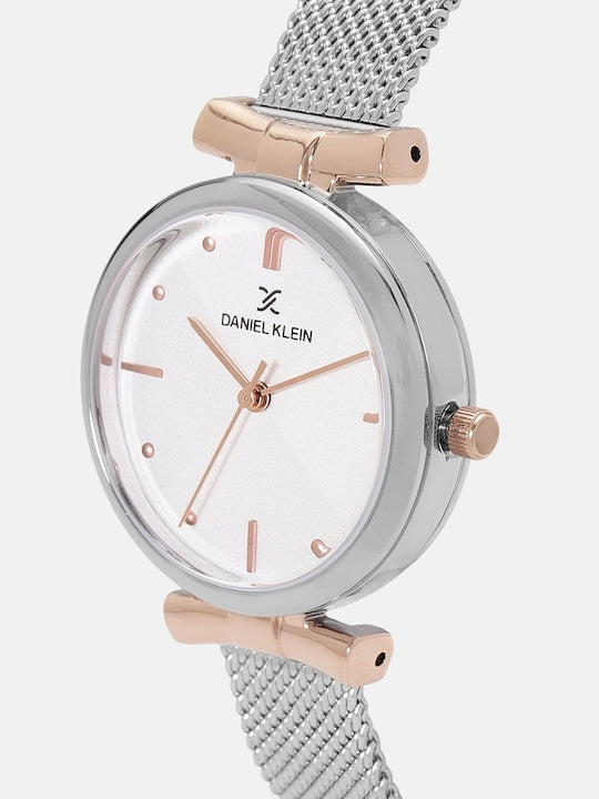 Daniel Klein Premium Women Silver Dial Watch