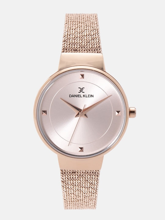 Daniel Klein Fiord Women Pink Rose Gold Dial Watch