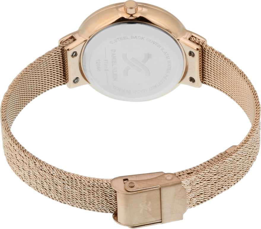 Daniel Klein Fiord Women Pink Rose Gold Dial Watch
