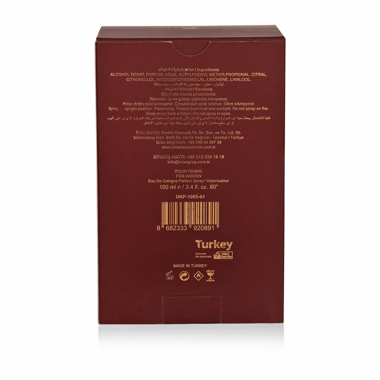 Daniel Klein Red Night Women Eau De Parfum-100 ml