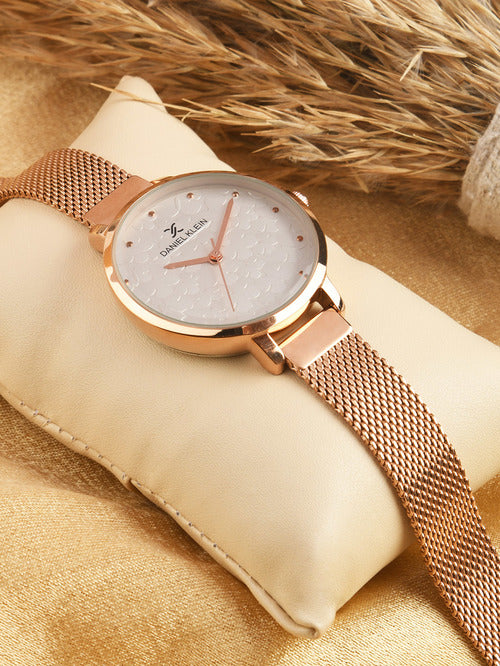 Daniel Klein Premium Women Silver Dial Watch