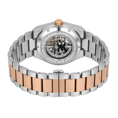 Daniel Klein Automatic Skeleton Dial Watch for Men