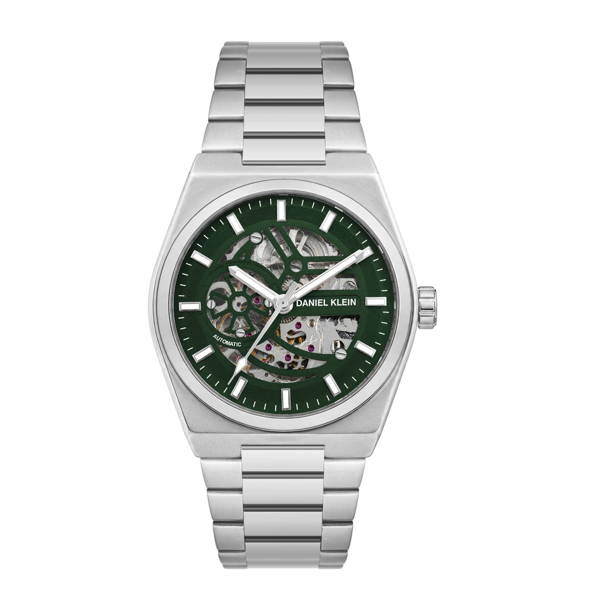 Daniel Klein Automatic Skeleton Dial Watch for Men