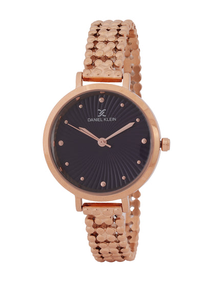 &quot;Daniel Klein Women’s Rose Gold Bracelet Watch – Elegant Blue Dial, Premium Style &quot;