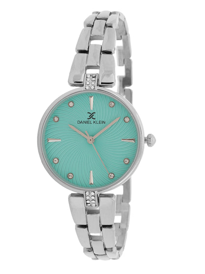 &quot;Daniel Klein Women’s Silver Bracelet Watch – Tiffany Blue Dial, Elegant Premium Design &quot;