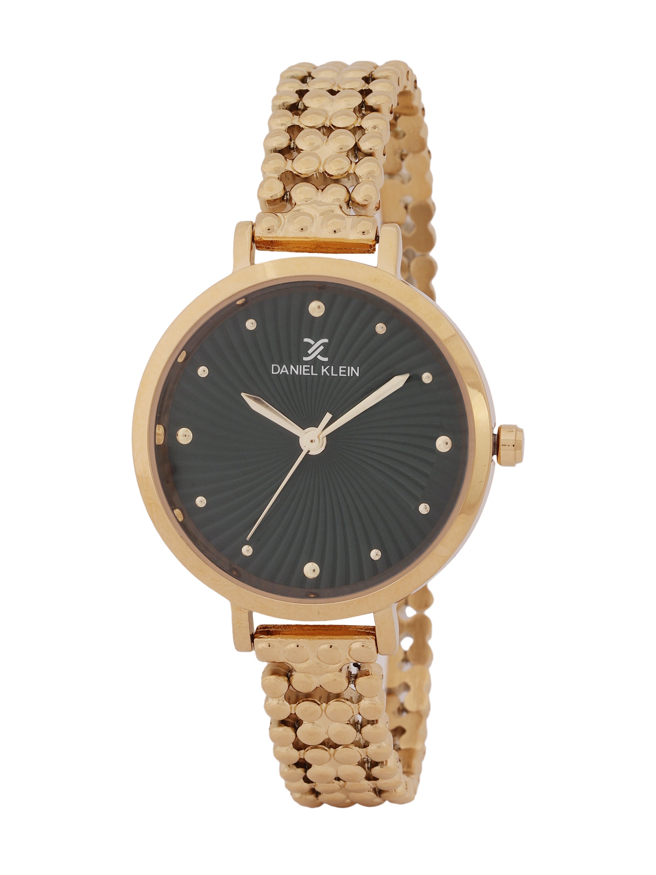 &quot;Daniel Klein Women’s Gold Bracelet Watch – Luxurious Green Dial, Premium Design &quot;