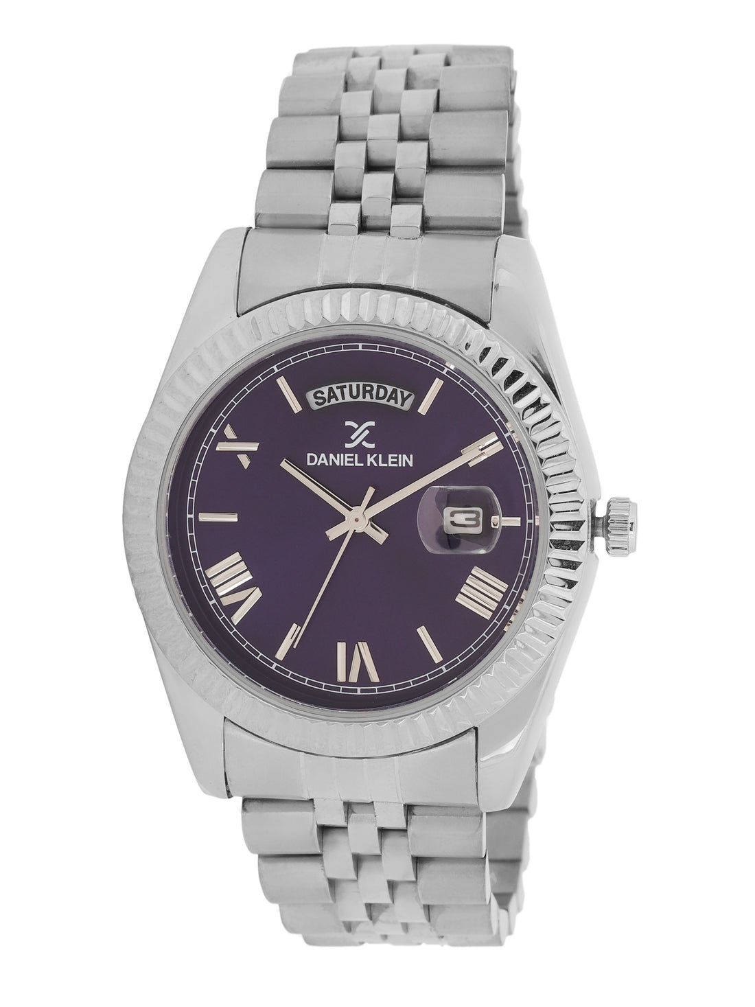 &quot;Daniel Klein Women’s Silver Bracelet Watch – Classic Blue Dial, Elegant Design &quot;