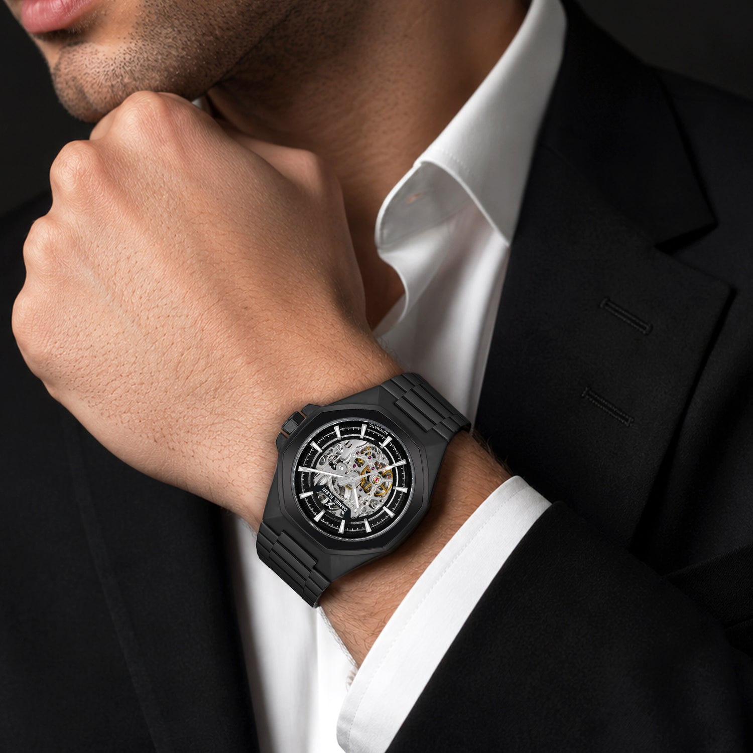 Men’s Luxury Skeleton Dial Automatic Watch | Premium Designer Wrist Watch for Men