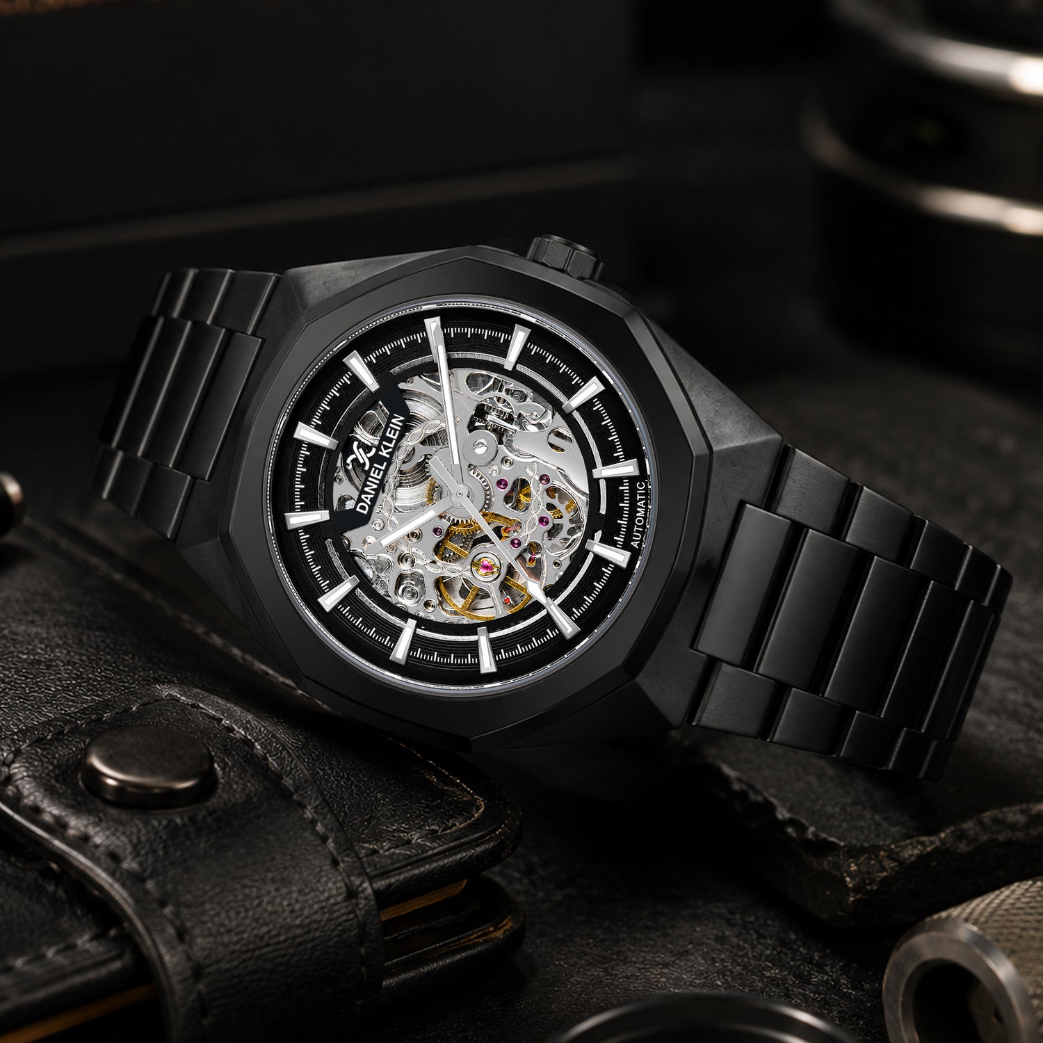 Men’s Luxury Skeleton Dial Automatic Watch | Premium Designer Wrist Watch for Men