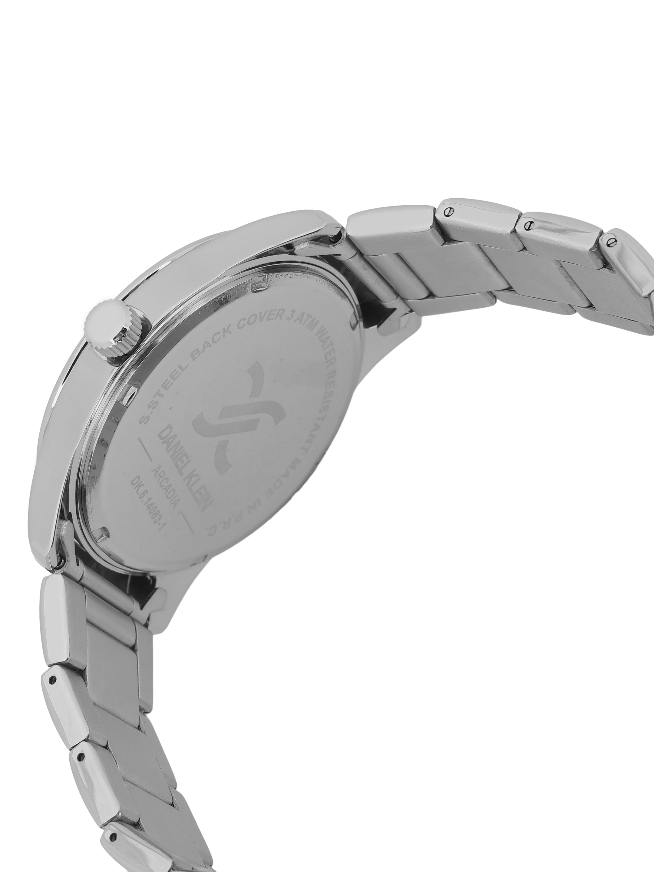 Daniel Klein Arcadia Men's Grey Dial Steel Strap Watch DK.6.14085-6