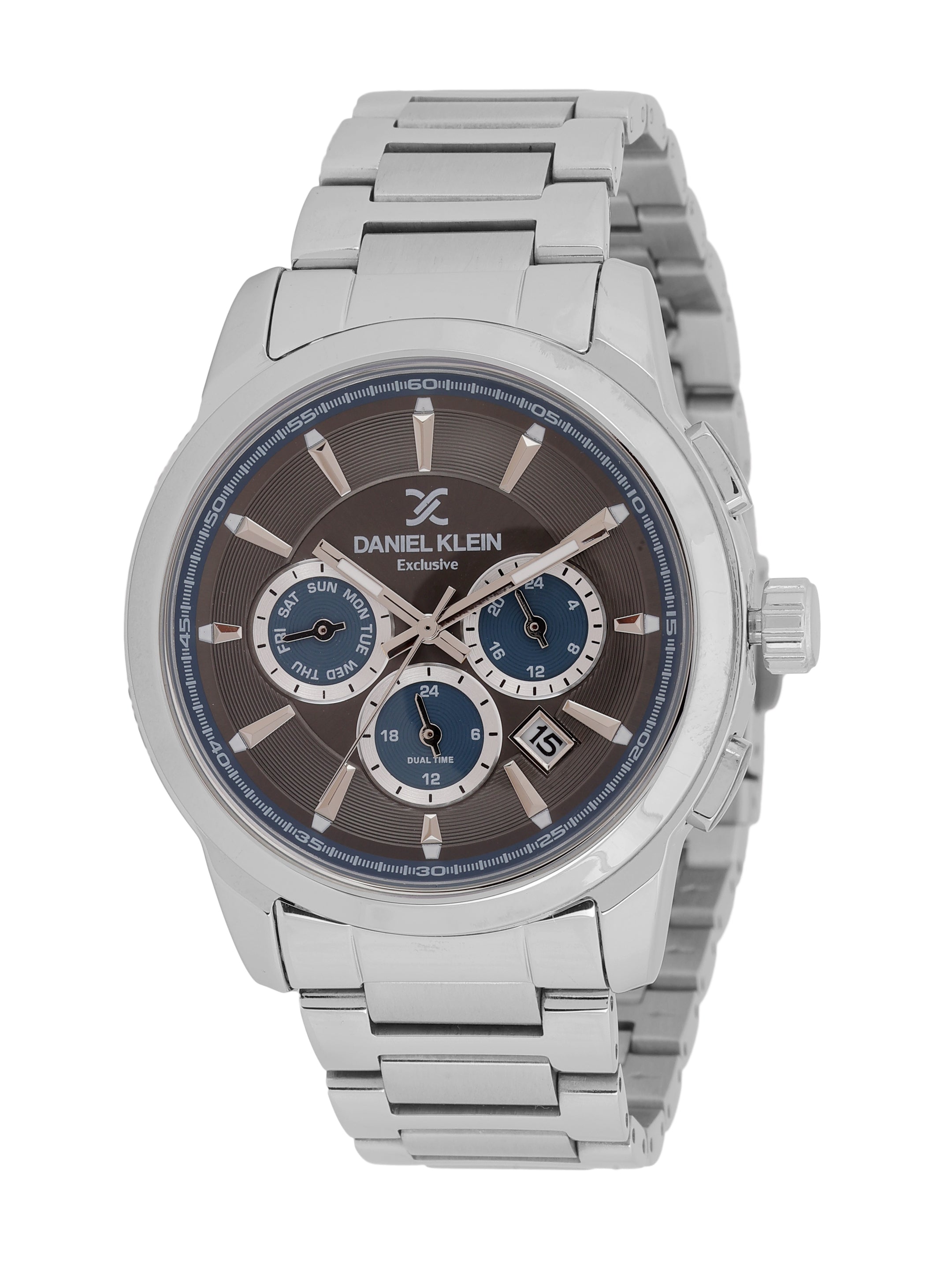 Daniel Klein Men’s Gun Dial Stainless Steel Watch DK.6.14031-4