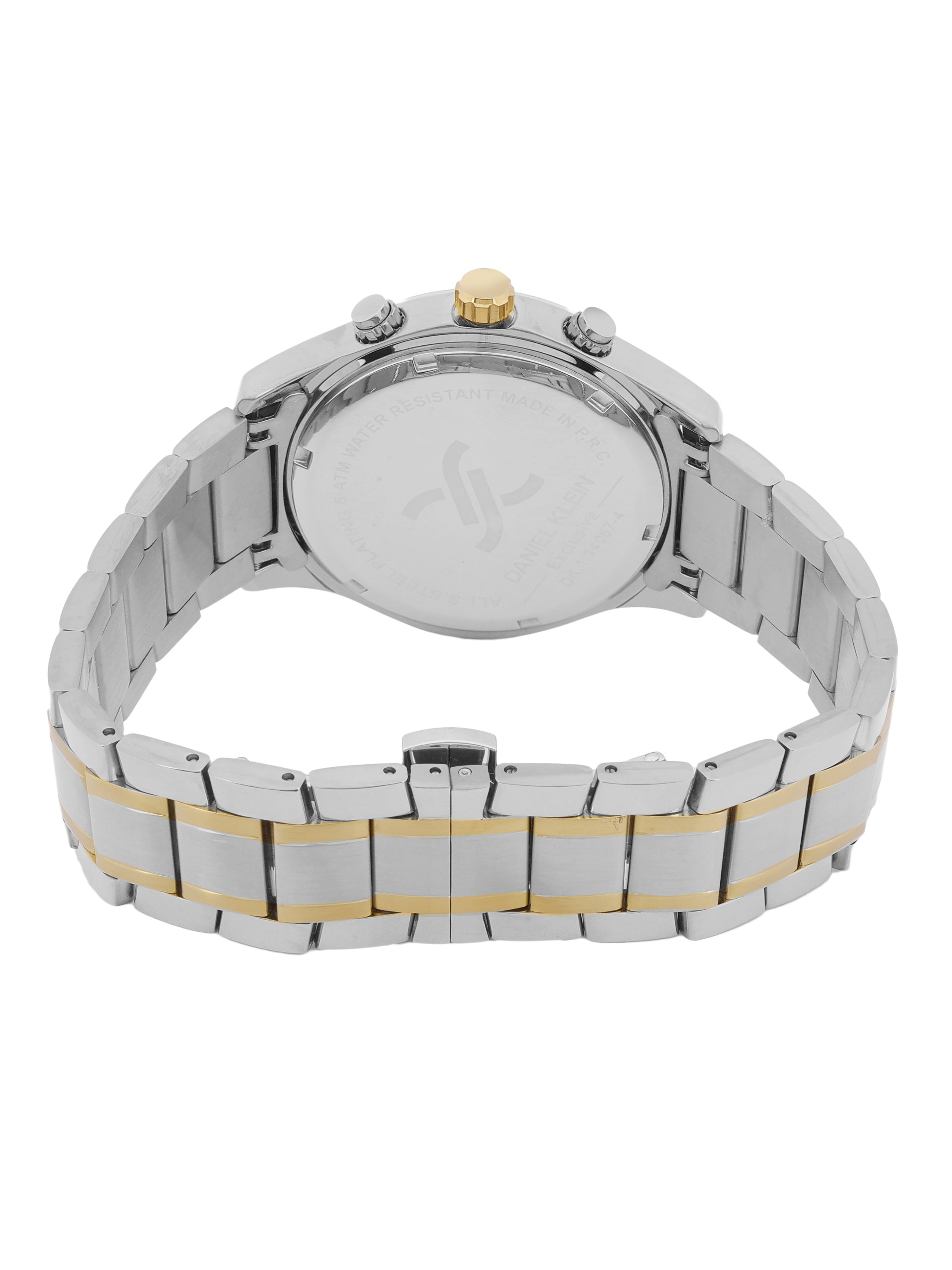 Daniel Klein Men's Dark Green Dial Stainless Steel Watch DK.1.14057-5