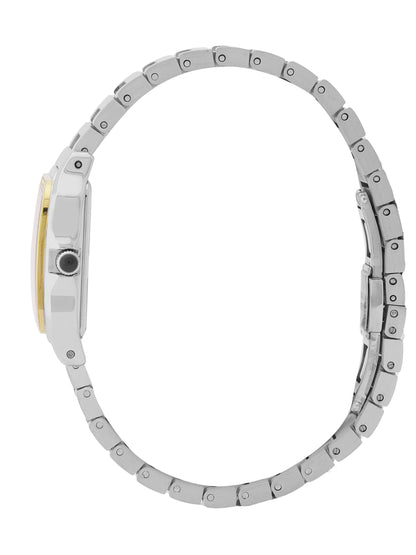 Daniel klein Premium Lady Dual-Tone Silver Sunray Dial Stainless Steel Watch DK.1.14040-4