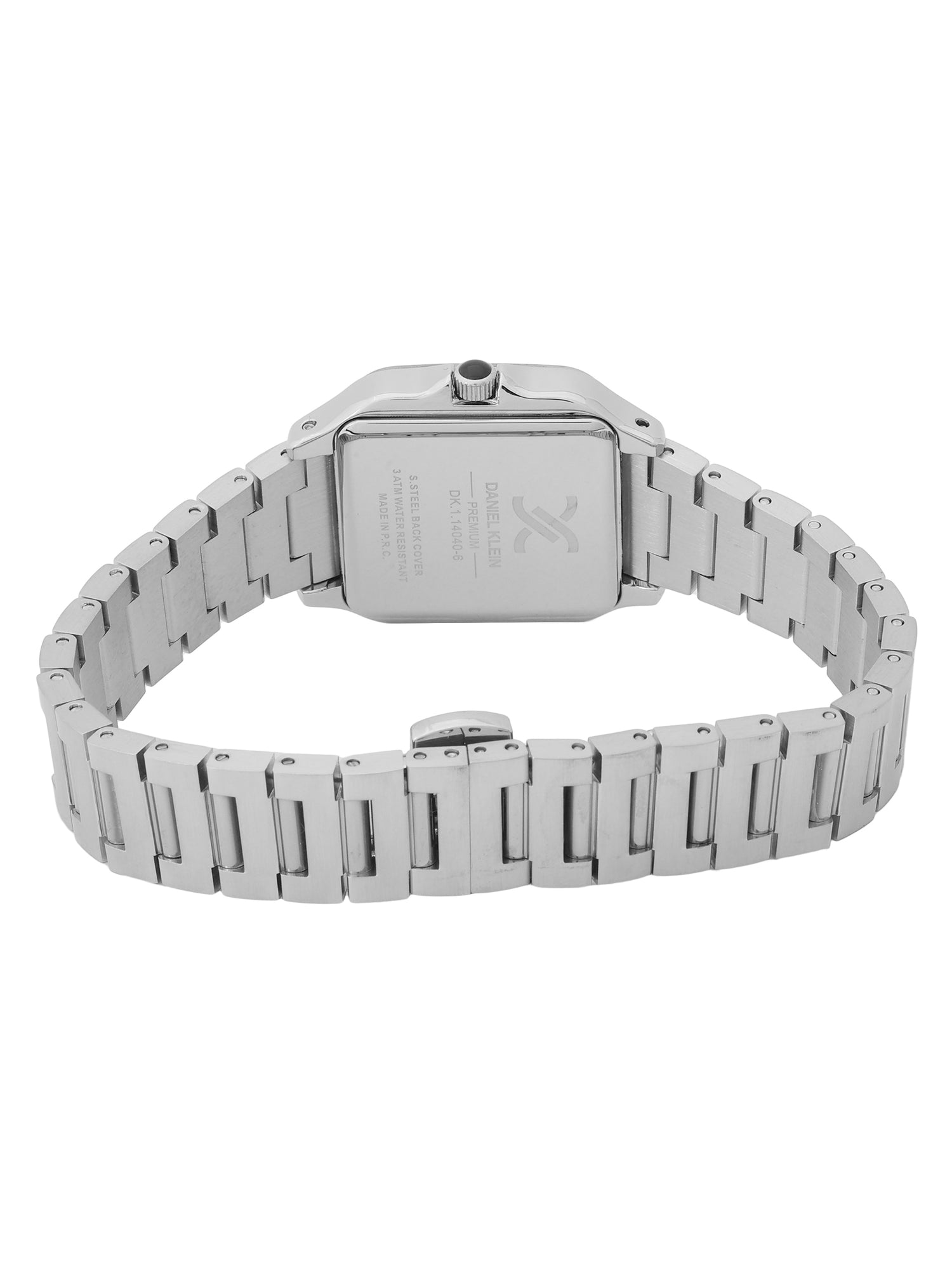 Daniel klein Premium Lady Silver Sunray Dial Stainless Steel Watch DK.1.14040-1