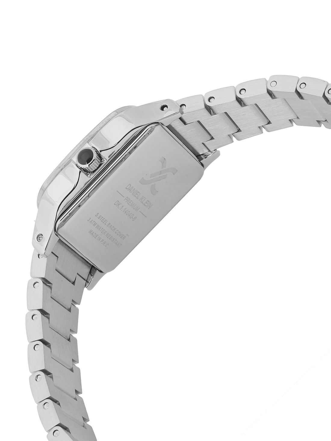 Daniel klein Premium Lady Silver Sunray Dial Stainless Steel Watch DK.1.14040-1