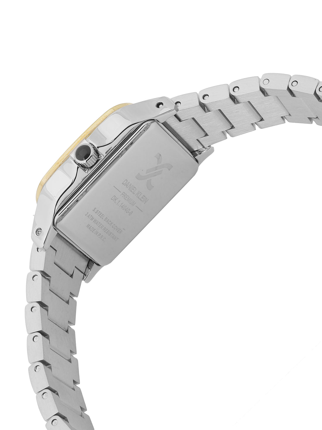 Daniel klein Premium Lady Dual-Tone Silver Sunray Dial Stainless Steel Watch DK.1.14040-4