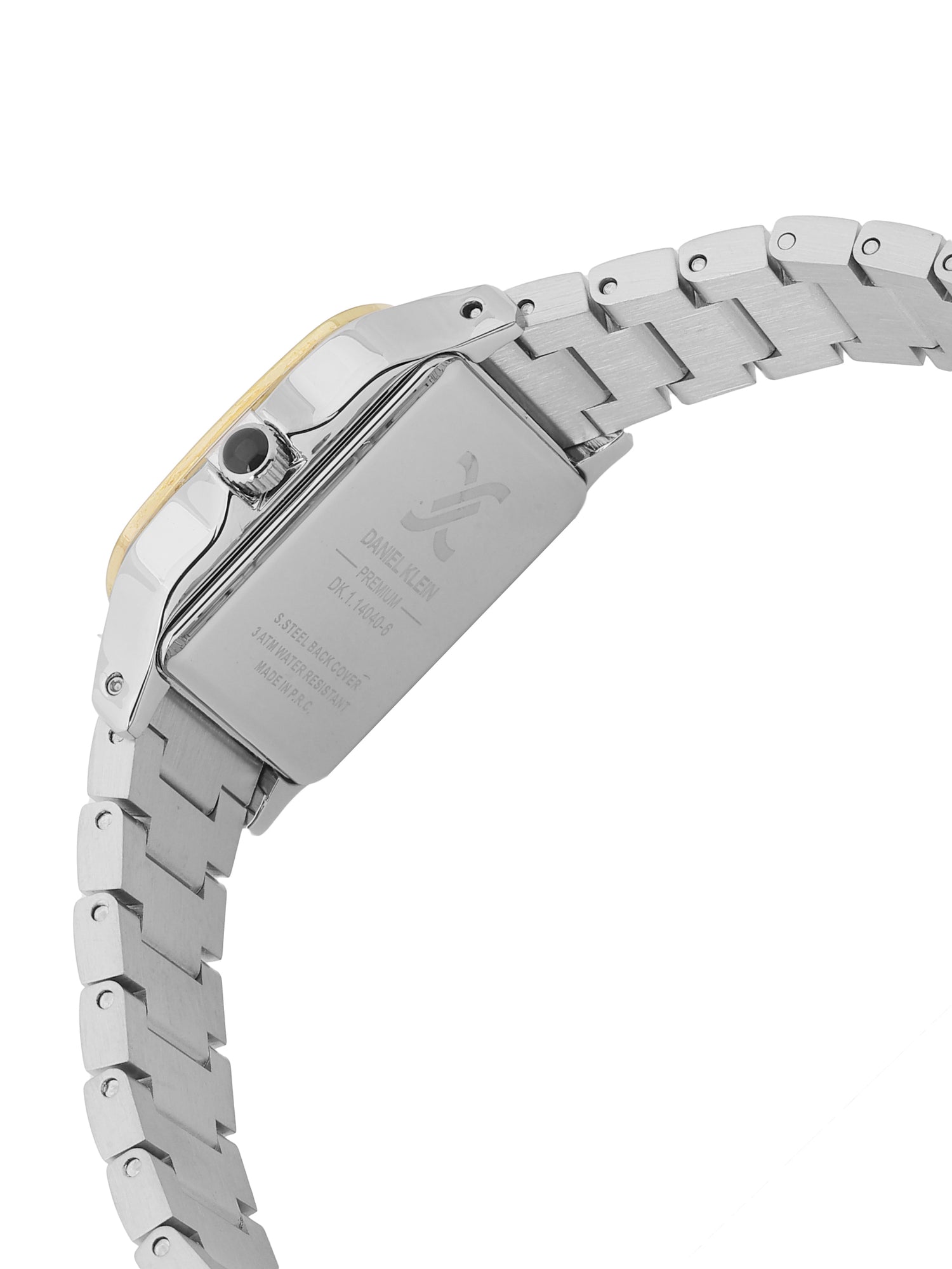 Daniel klein Premium Lady Dual-Tone Silver Sunray Dial Stainless Steel Watch DK.1.14040-4