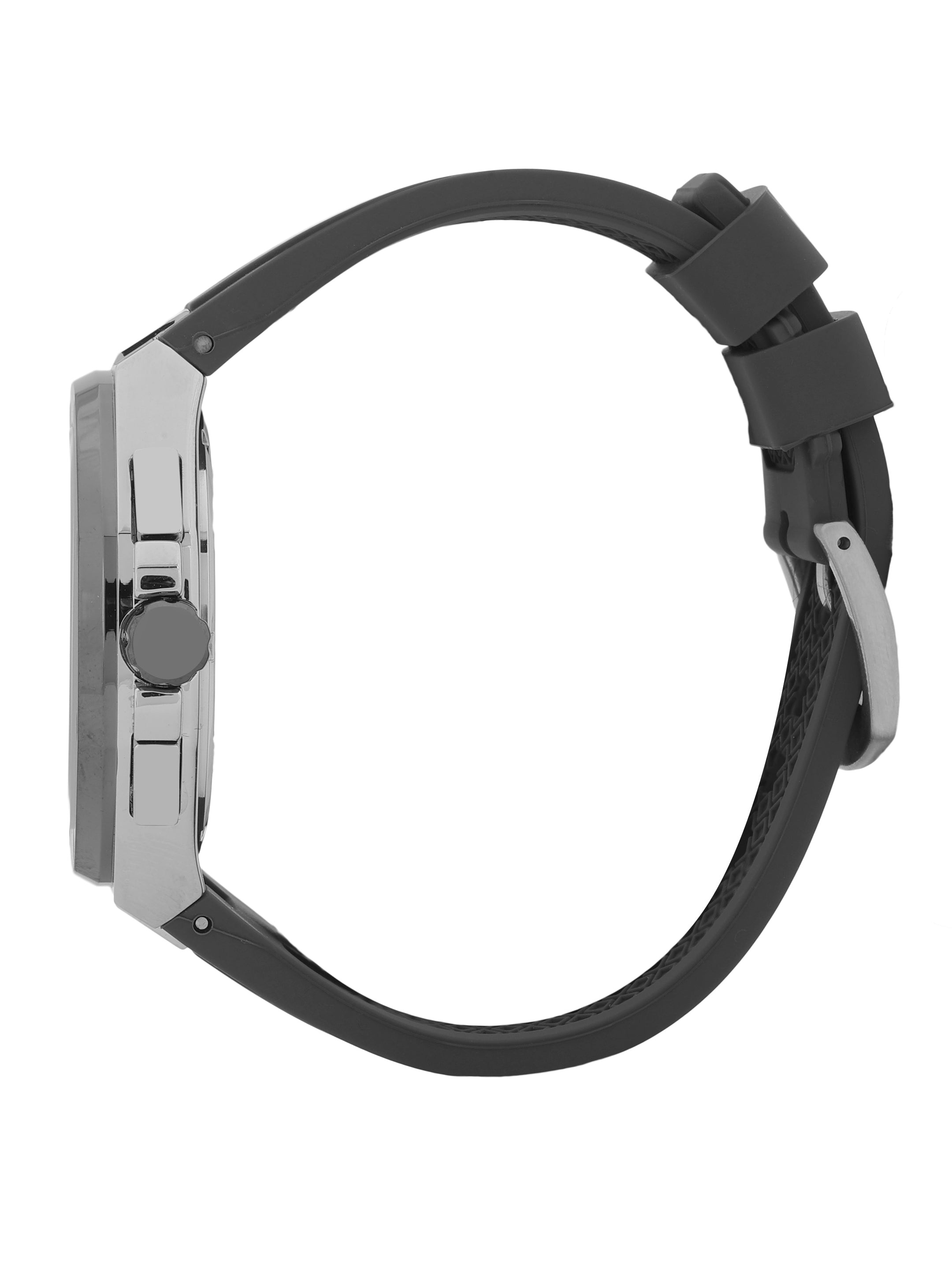 Daniel Klein Men’s Blue Dial Cool Grey Silicone Watch DK.1.14092-4