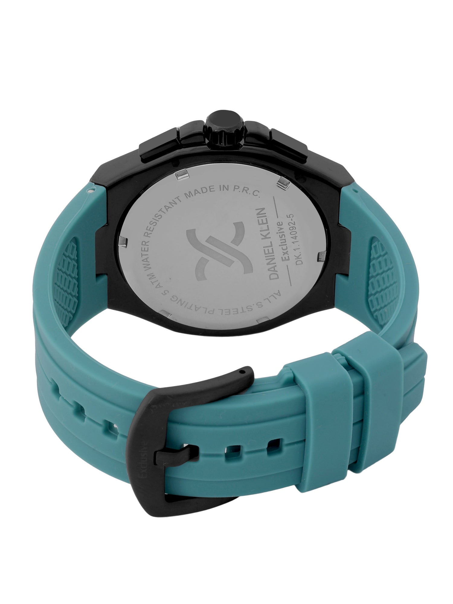 Daniel Klein Men’s Green Dial Silicone Watch DK.1.14092-5