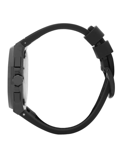 Daniel Klein Men’s Gun Black Dial Silicone Watch DK.1.14092-1