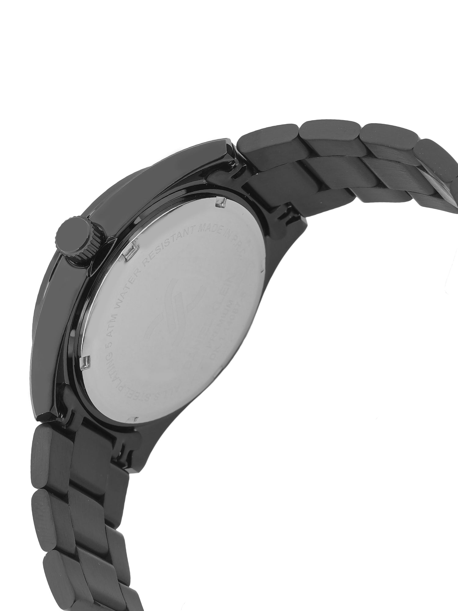 Daniel klein IP Black Emboss Dial Watch for Men DK.1.14087-5