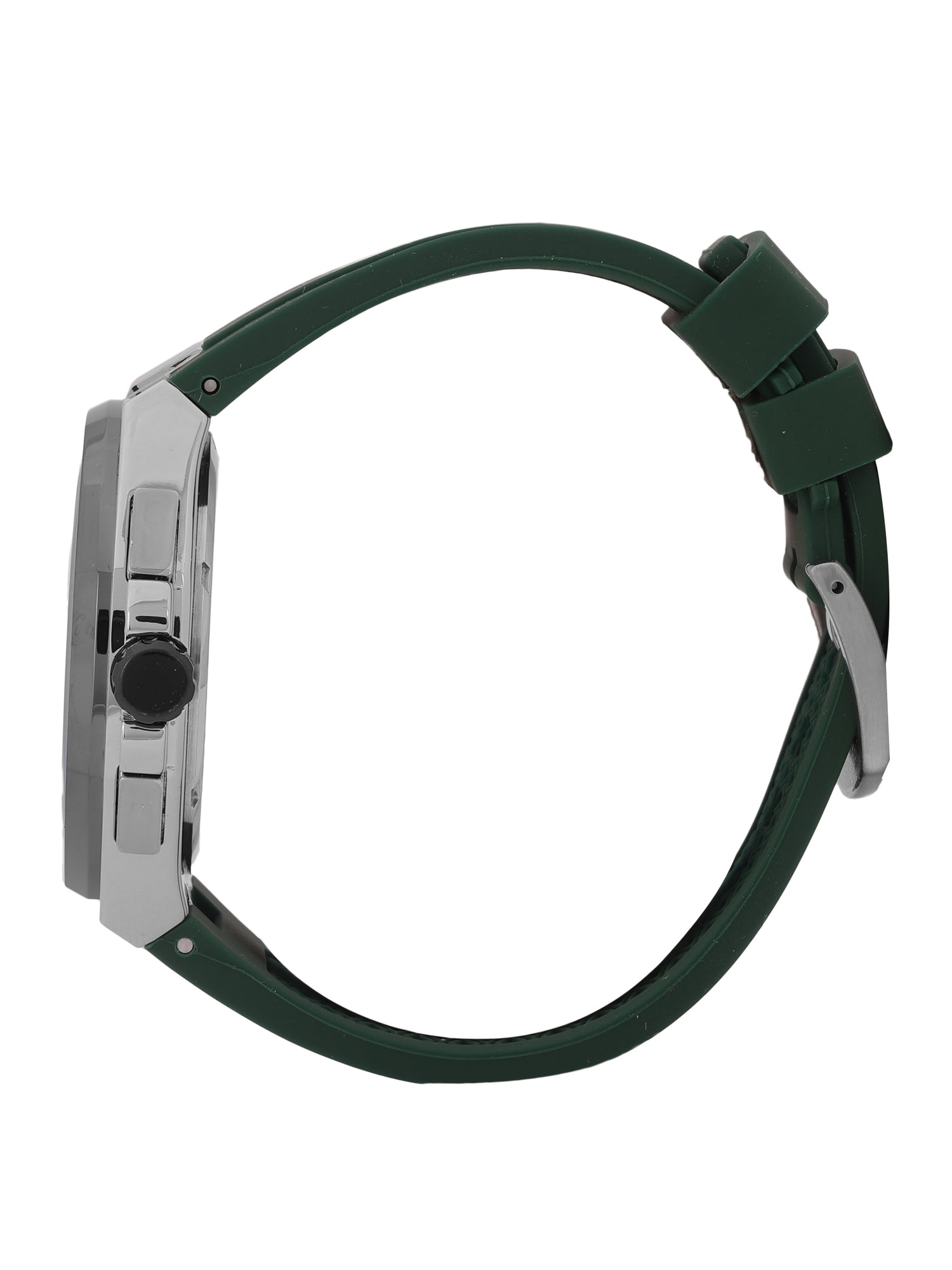 Daniel Klein Men’s Dark Green Dial Silicone Watch DK.1.14092-2