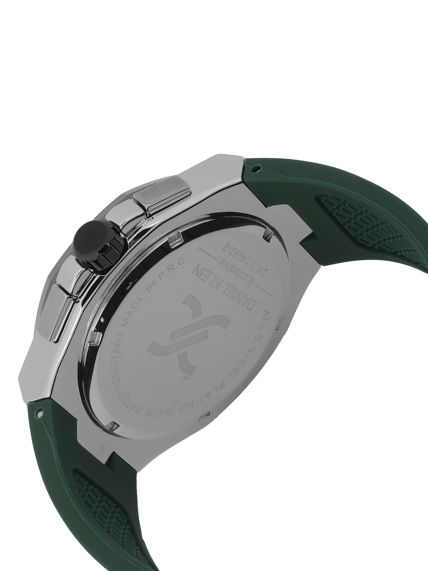 Daniel Klein Men’s Dark Green Dial Silicone Watch DK.1.14092-2