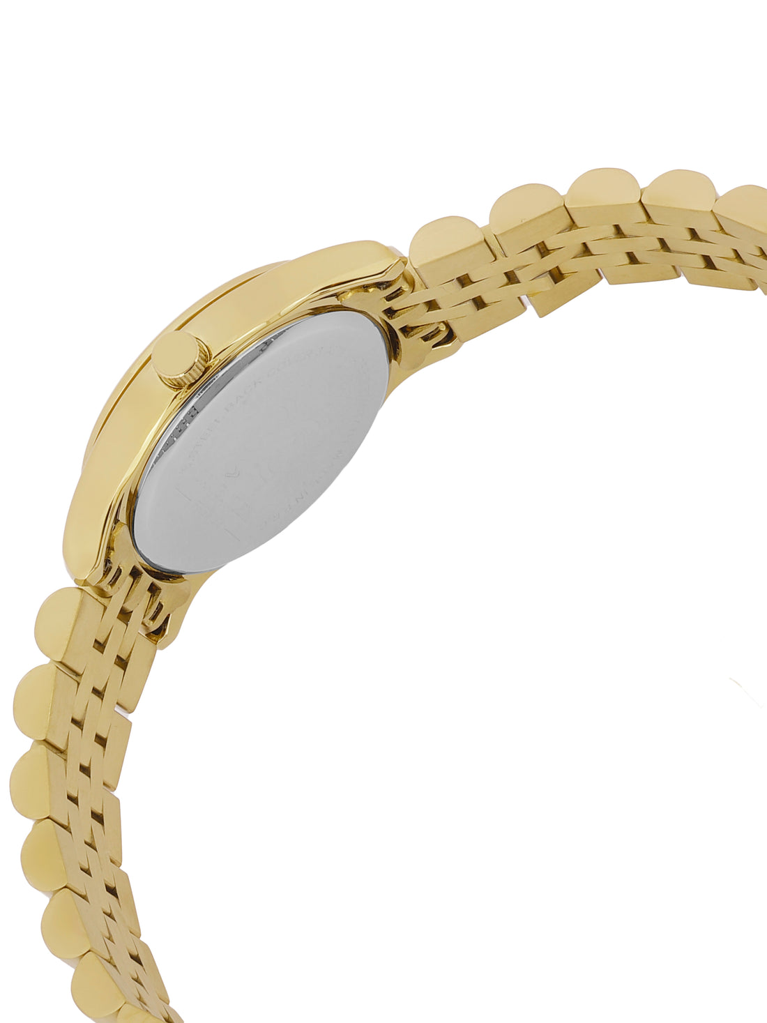 Daniel klein Premium Lady IPG White MOP Sunray Dial Stone Stainless Steel Watch DK.1.13914-3