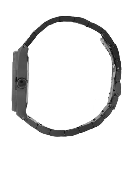 Daniel Klein Men’s Blue Dial Gunmetal Stainless Steel Watch DK.1.14081-5