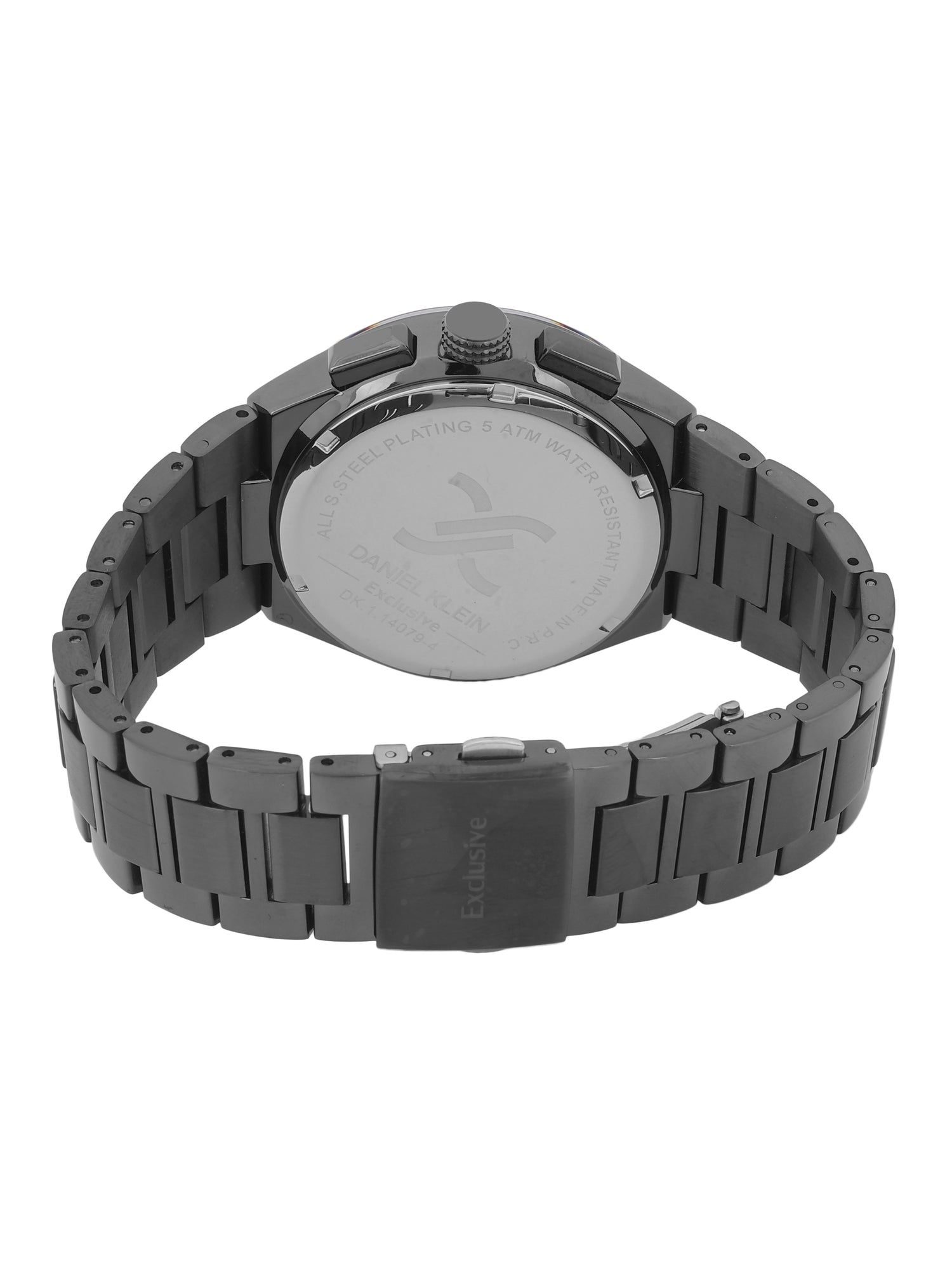 Daniel Klein Men’s Dark Blue Dial Stainless Steel Watch DK.1.14079-4