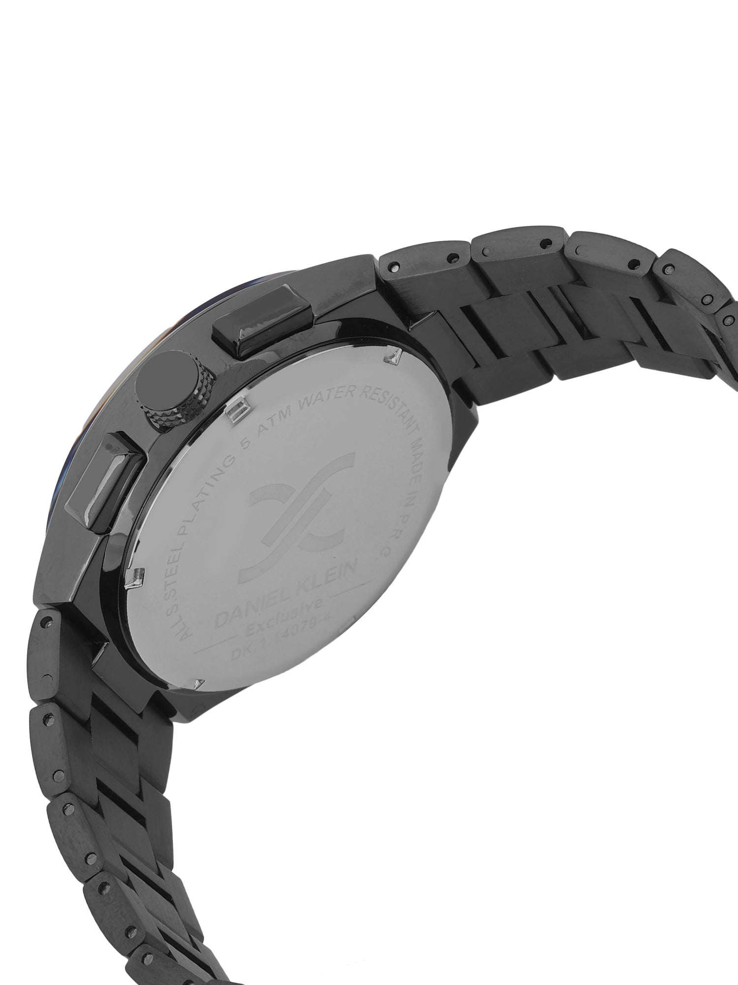 Daniel Klein Men’s Dark Blue Dial Stainless Steel Watch DK.1.14079-4