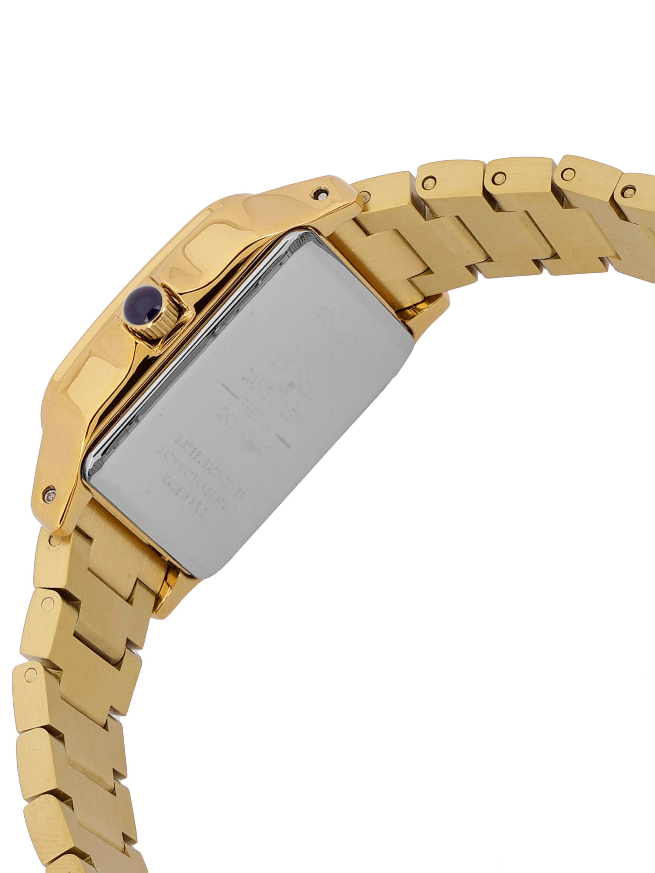 Daniel klein Premium Lady Champagne Gold Sunray Dial Stainless Steel Watch DK.1.14040-2