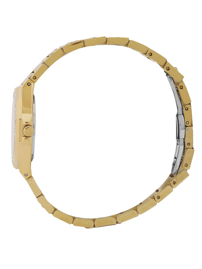 Daniel klein Premium Lady Silver IPG Case Stainless Steel Sunray Dial Stone Watch DK.1.13918-2