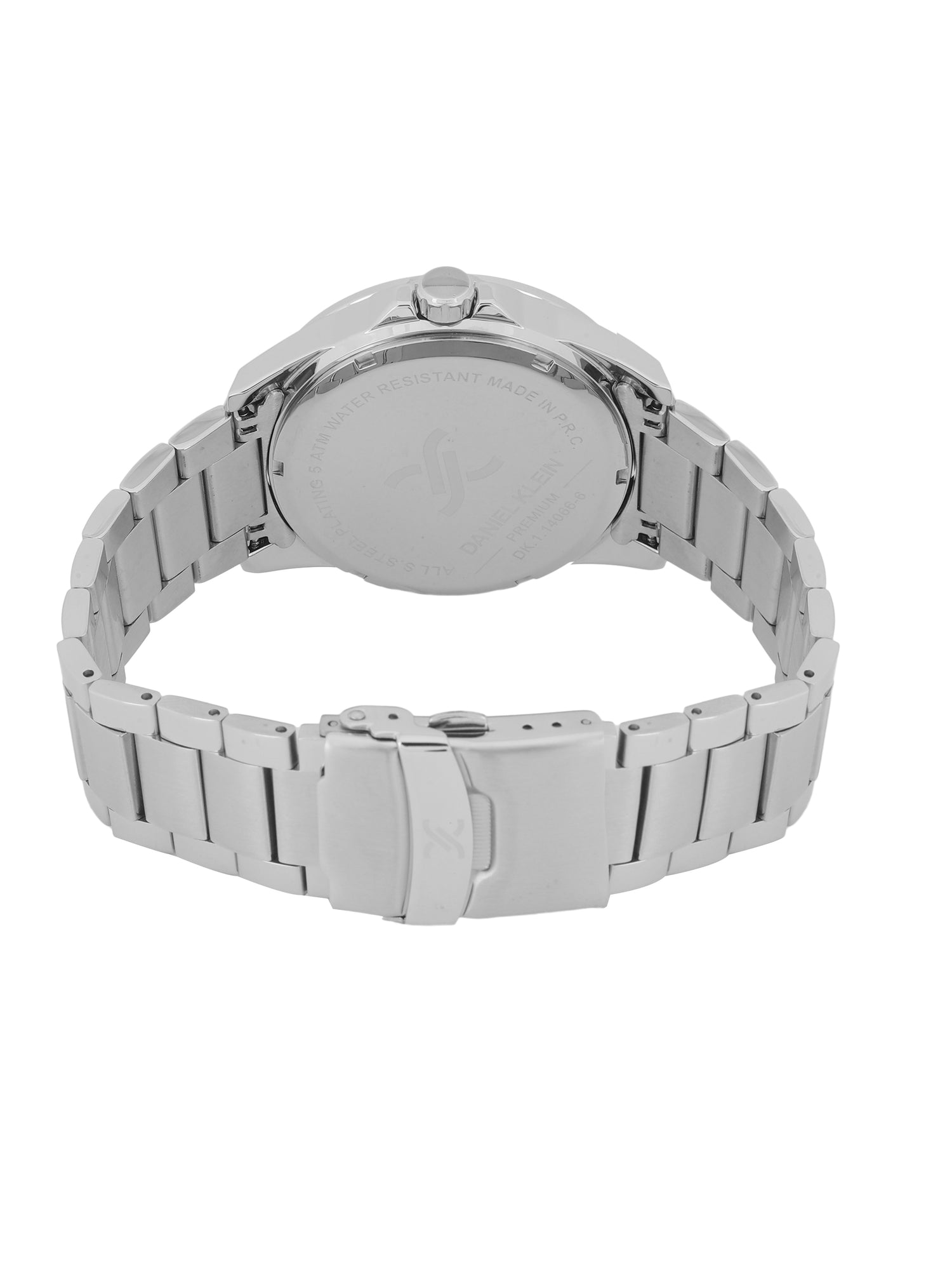 Daniel Klein Black to Gun Dial Analog Watch for Men – Stainless Steel Strap, Water Resistant DK.1.14066-1