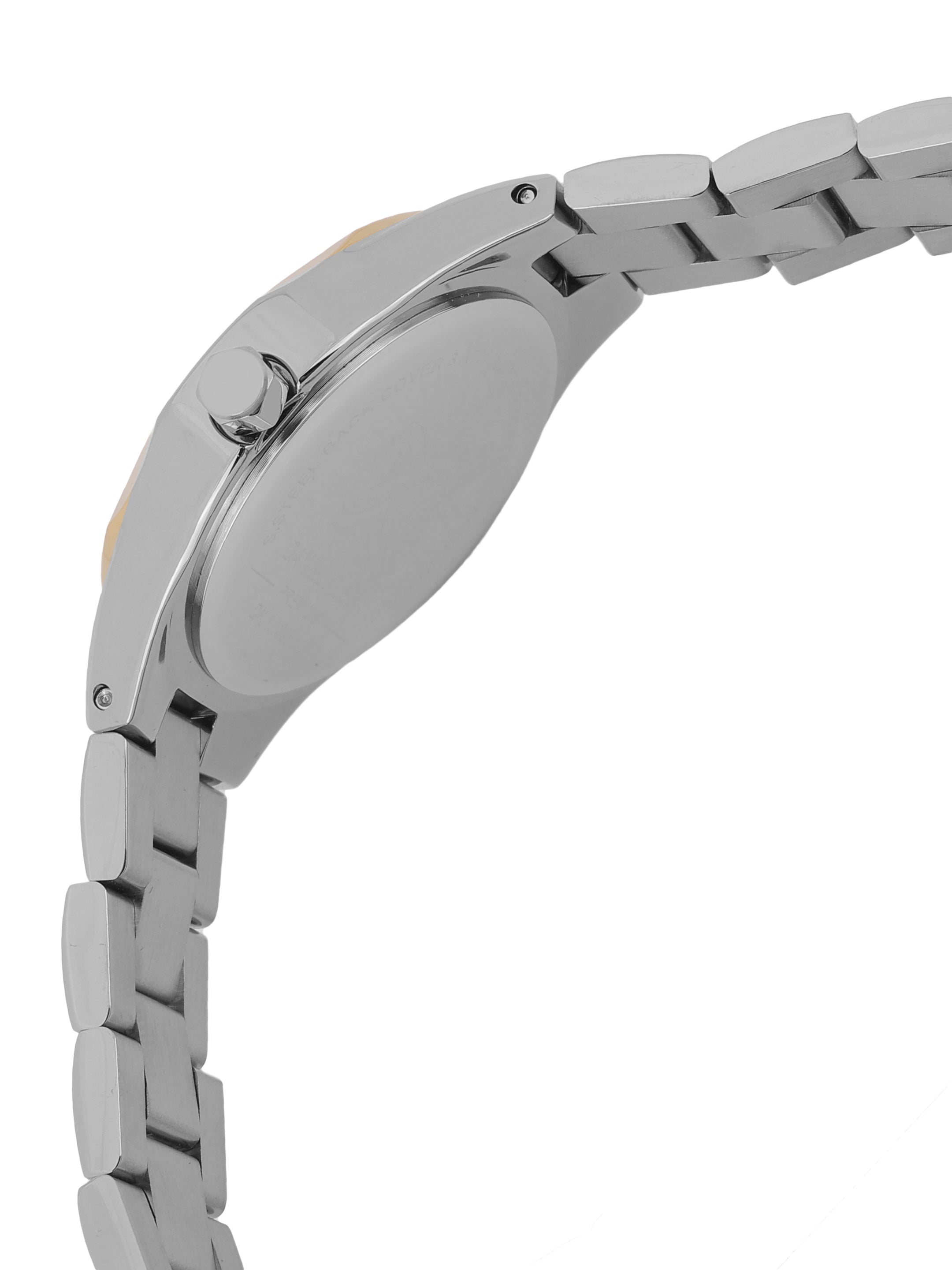 Daniel klein IPS/IP Pink R.Gold Silver MOP Sunray Dial Watch for Women DK.1.13965-6