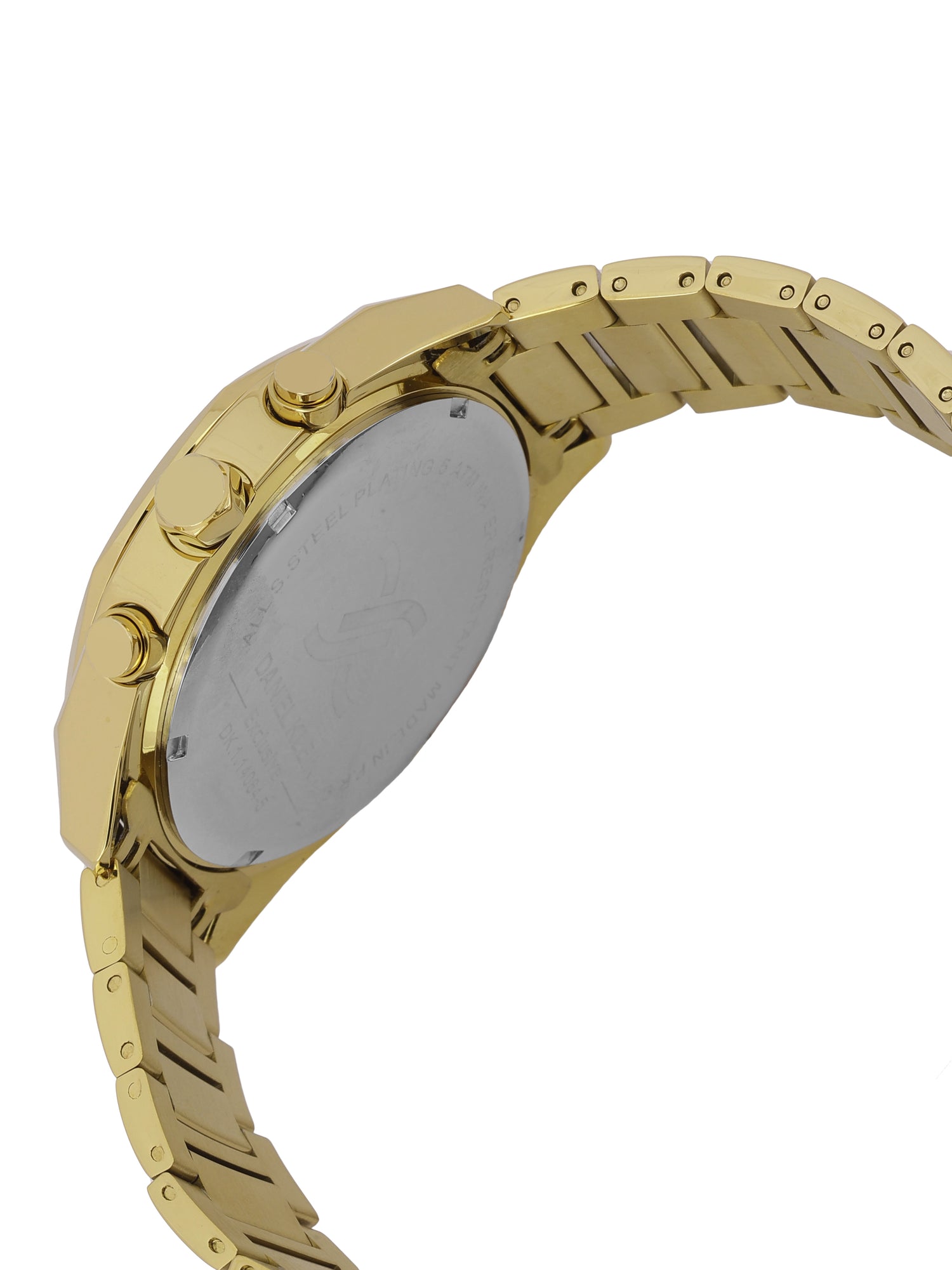 Daniel Klein Men’s Gun Black Dial Stainless Steel Watch DK.1.14064-5