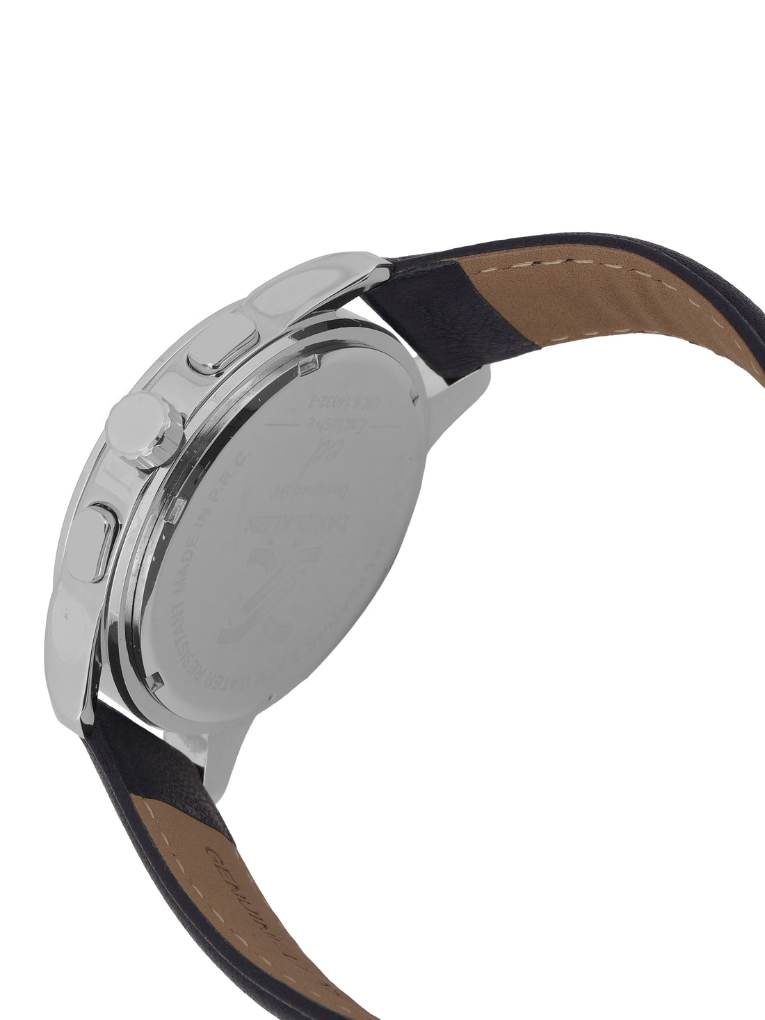 Daniel Klein Men’s Dark Blue Dial Leather Strap Watch DK.6.14032-3