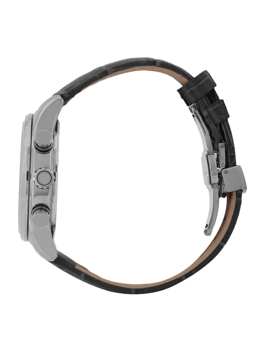 Daniel Klein Men’s Warm Grey Dial Black Leather Watch DK.1.14063-3