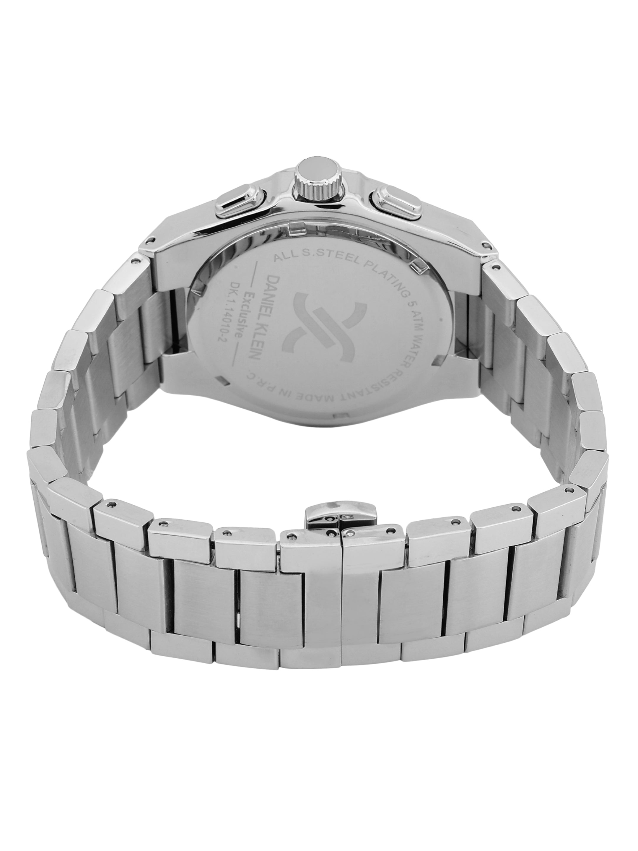 Daniel Klein Exclusive Unisex Dial &amp; Stainless Steel Analogue Watch DK.1.14010-1