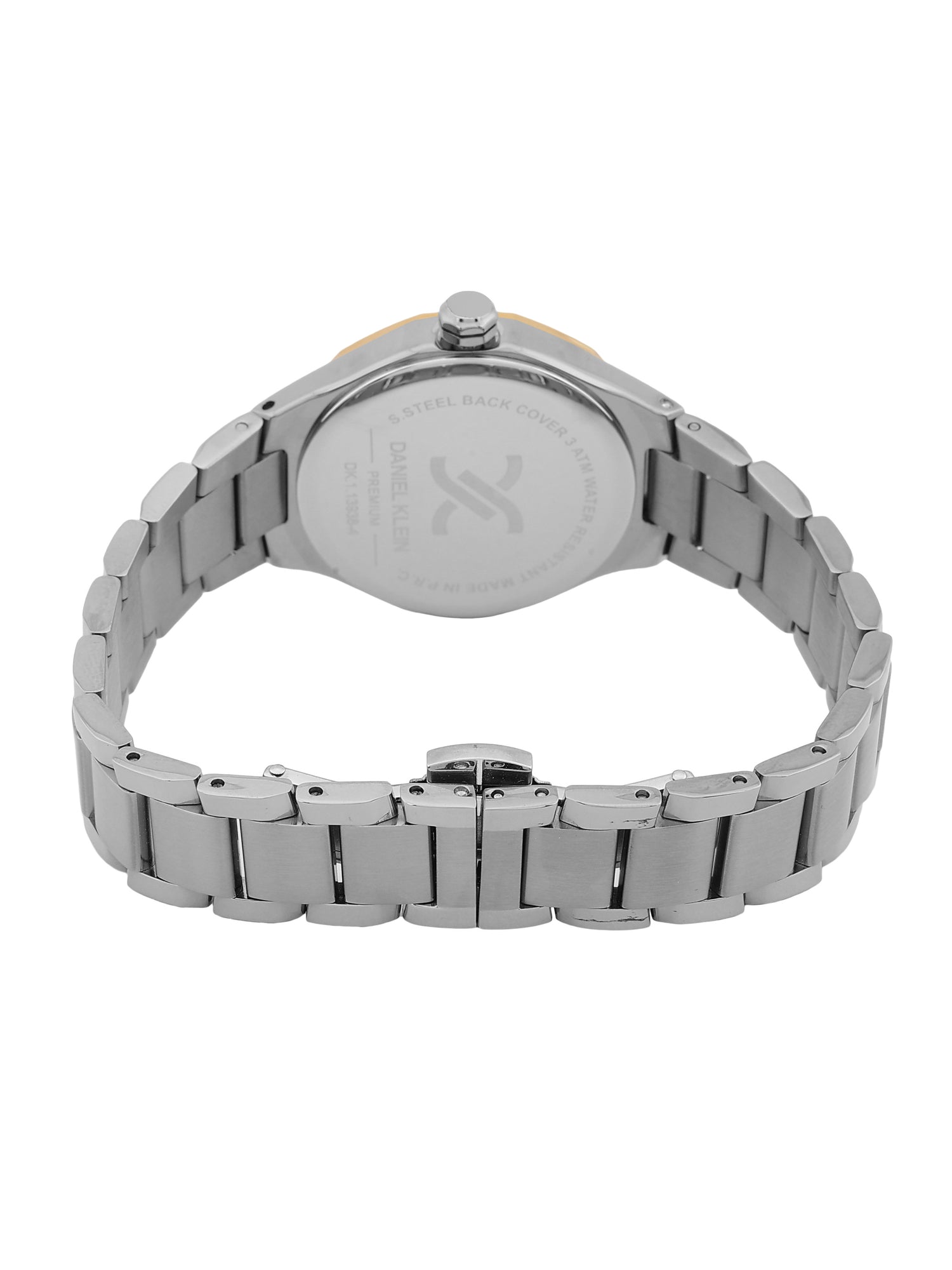 Daniel Klein Women Round Dial &amp; Stainless Steel Straps Analogue Watch DK.1.13938-5
