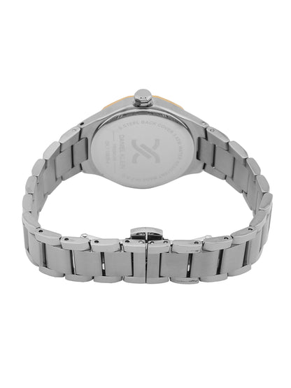 Daniel Klein Women Round Dial &amp; Stainless Steel Straps Analogue Watch DK.1.13938-5
