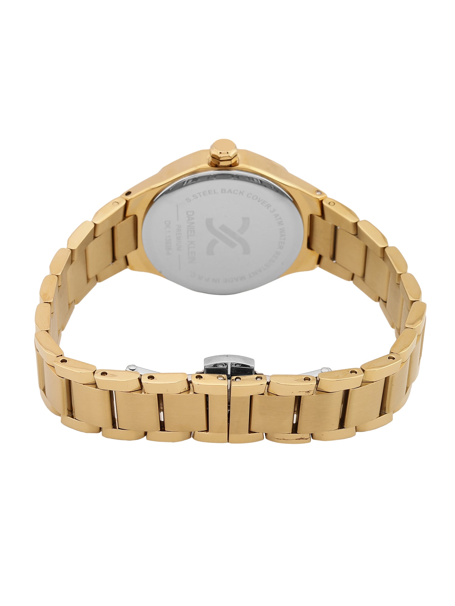 Daniel Klein Women Dial &amp; Stainless Steel Bracelet Style Straps Watch DK.1.13938-4