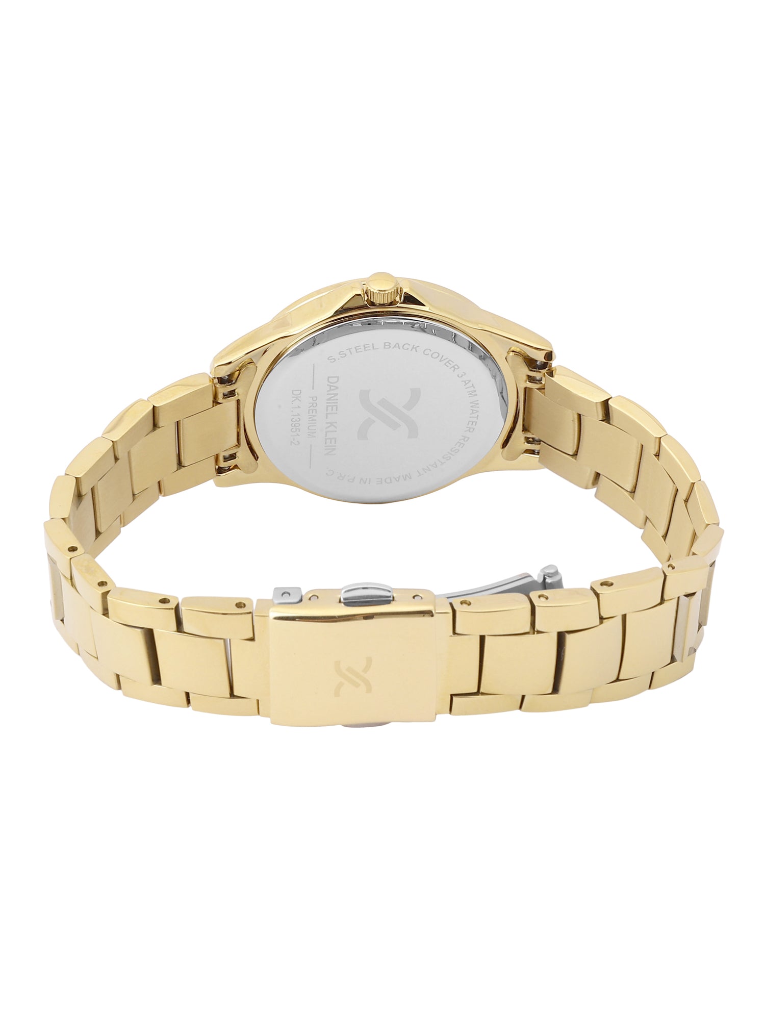 Daniel Klein Women Stainless Steel Bracelet Style Straps Analogue Watch DK.1.13951-2